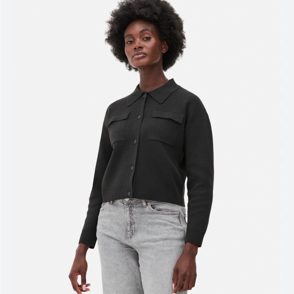 Primark Cares Charcoal Buttondown Sweater, XS